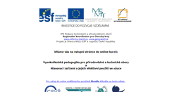Desktop Screenshot of moodle.csvs.cz