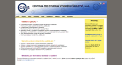 Desktop Screenshot of csvs.cz